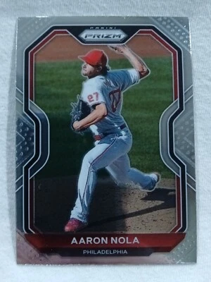2021 Panini Prizm - Tier II Aaron Nola #147 Philadelphia Phillies - Image 1 of 2