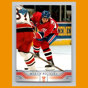 Tarjeta de hockey Martin Rucinsky #324 2001 Upper Deck Montreal Canadiens NHL CASI NUEVA - Imagen 1 de 3