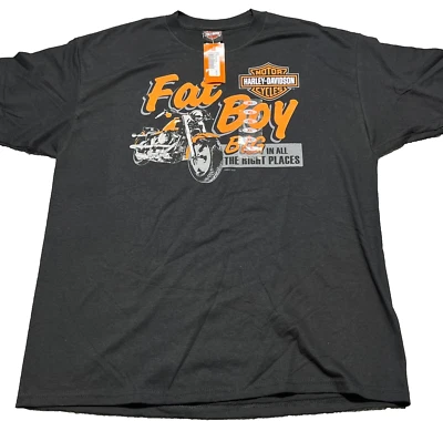 Vintage Harley-Davidson Fat Boy South Carolina T Shirt Mens XL New With Tags - Image 1 of 4