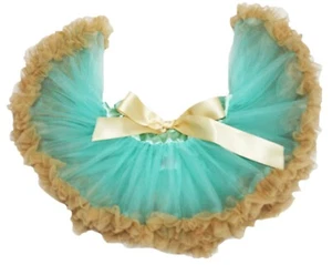 ilove-princess Double Color Baby Skirt Newborn Pettiskirt Girl Tutu Dress 3-12m - Picture 1 of 70