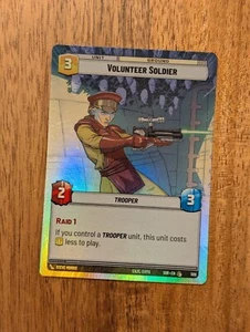Star Wars Unlimited TCG - SWU - Volunteer Soldier Hyperspace Foil HSF - NM - Bild 1 von 1