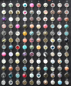 Noosa Chunks und BernhStein Druckknöpfe für Armbänder etc.