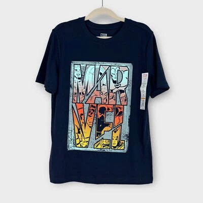 Jumping Beans Marvel Boy’s Size 8 Blue Superhero Graphic Tee Short Sleeve Shirt - Image 1 of 4