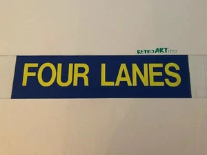 Cornwall / Cornish Bus Blind Blue 319 31"- VERY RARE - Four Lanes - Picture 1 of 6