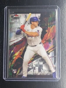 2024 Topps Finest #97 Wyatt Langford, Texas Rangers RC - Picture 1 of 2