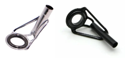 Fishing Rod Top Guide Ring Tip Eye Black or Chrome Stainless Read Description - Image 1 of 4
