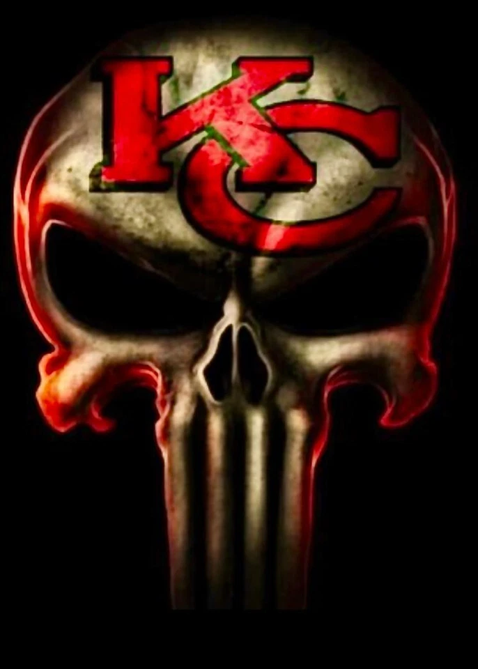 2 calcomanías calcomanías de vinilo impermeables de los Kansas City Chiefs calavera de coche 5x3,5 Foto 1 de 1