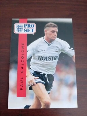 PRO SET FOOTBALL 1991-92,  PAUL GASCOIGNE CARD, NUMBER 232 - Image 1 of 2