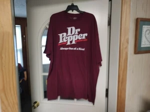 NWT Dr Pepper Shirt Size Men's 3XL 54/56 - Picture 1 of 2