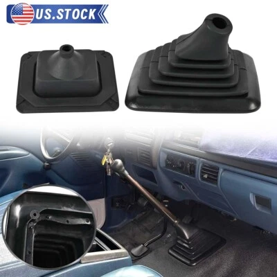 Manual Transmission Shifter Boot Cover For Ford F-150 F-250 F-350 XL XLT 1990-97 - Imagem 1 de 4