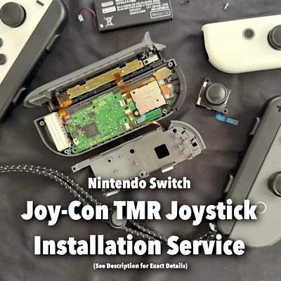Nintendo Switch Joy-Con TMR Joystick Installation Service, Fix Stick Drift - Image 1 of 2