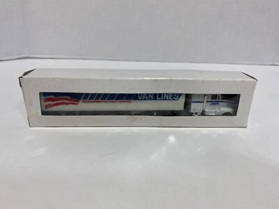 Camión semi de transferencia de juguete fundido a presión publicidad líneas furgoneta Graebel años 80 vintage Foto 1 de 4