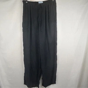 Bella Dahl Charcoal Drawstring Pants wide leg with pocket size M - Picture 1 of 5