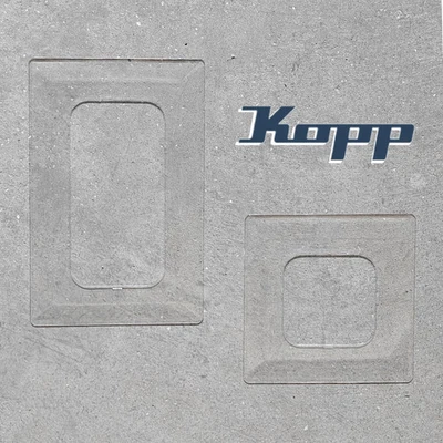 Tapetenschutz Lichtschalter transparent Wandschutz Tapetenschoner Kopp