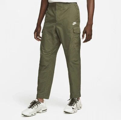 Nike Sportswear Unlined Utility Cargo Pants Size M Olive Green Athleisure NWT - Image 1 of 4