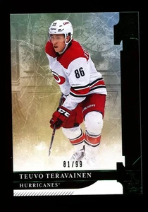 2019-20 Upper Deck Artifacts Emerald #54 Teuvo Teravainen Hurricanes /99 - Bild 1 von 2