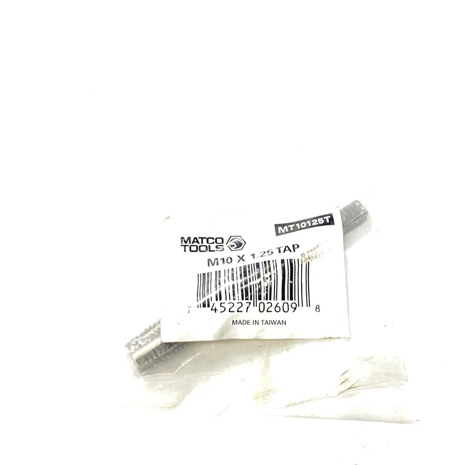 Juego de grifos y troqueles Matco M10 10 mm x 1,25 MT10125T para 124MATDS EE. UU. Nuevo Foto 1 de 3