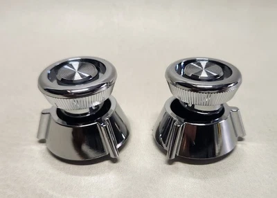Chrome Replacement Car Audio Control Knobs New Open Box - Image 1 of 4