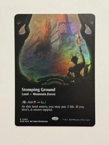 Stomping Ground (Borderless) Edge of Eternities Foil NM - Picture 1 of 2