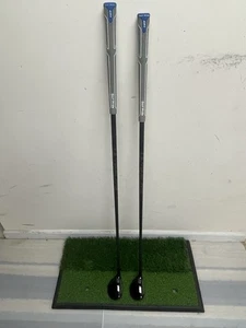 Cobra 2021 T-Rail 2 RH 4 & 5 Hybrids 50g R Flex CPX grips w/Headcovers Baffler - Picture 1 of 12