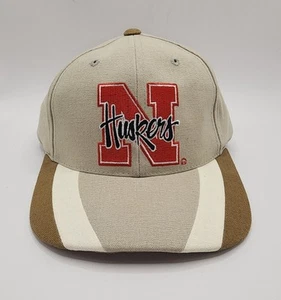 Nebraska Cornhuskers NCAA Tan Adjustable Hat Cap By Twins Enterprise - Picture 1 of 11
