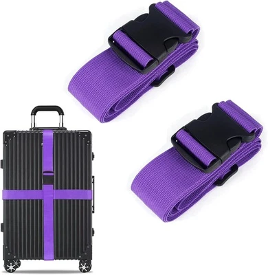 GRANTOP Koffergurt Set, gepäckband, kofferbänder, koffergurte Personalisierte I