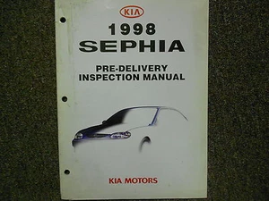 1998 KIA SEPHIA Manuale Di Riparazione Del Servizio Di Ispezione PreConsegna OEM - Foto 1 di 7