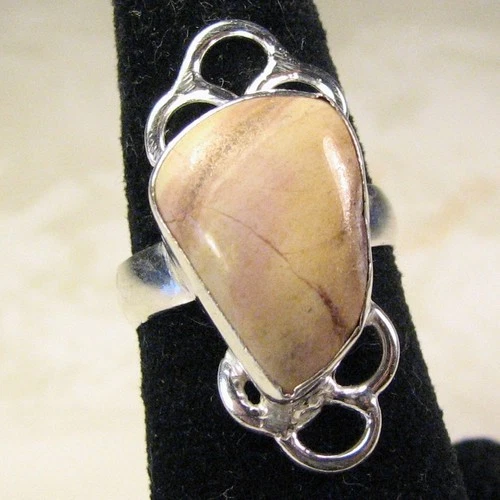 Genuine Light Caramel Jasper Gemstone Ring Size 8.0      JASR153 - Image 1 of 1