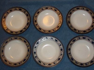 Mikasa Intaglio Arabella  Soup Salad Bowls Lot of 6 GUC - Picture 1 of 5