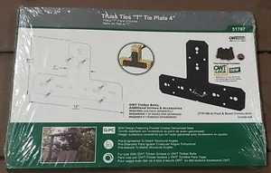 Ozco 51767 Ironwood 4 Zoll Truss T-Tie Plate Connector (1 pro Packung) Neu \ Versiegelt - Bild 1 von 5