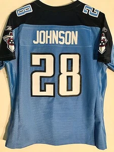 Reebok Women's Premier NFL Jersey Tennessee Titans Chris Johnson Light Blue sz L - Bild 1 von 2