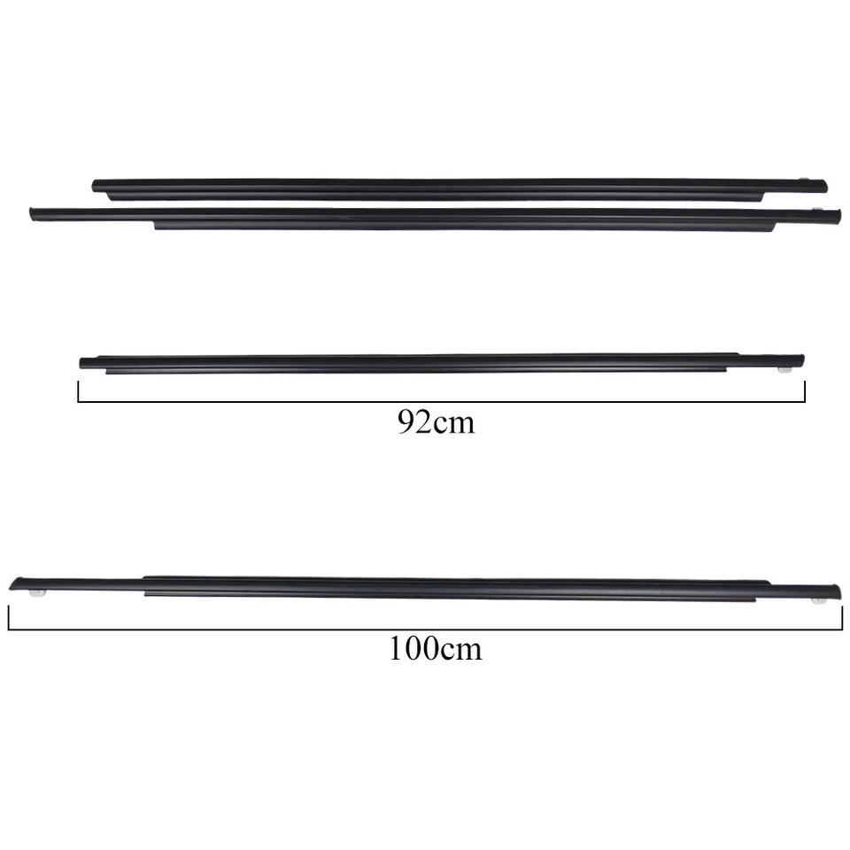 4 шт молдинговых уплотнительных полосок для ремня передней задней двери для Toyota Prius 2004-2009 - Изображение 1 из 4