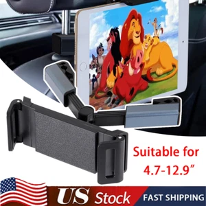 360° Auto Rücksitz Kopfstütze Halterung Tablet Halter für 4,7-12,9" iPad Handy Samsung - Bild 1 von 11