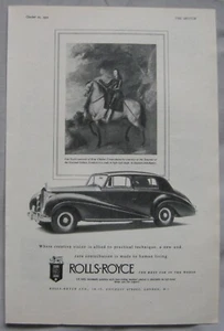 1952 Rolls-Royce Original advert No.3 - Picture 1 of 1
