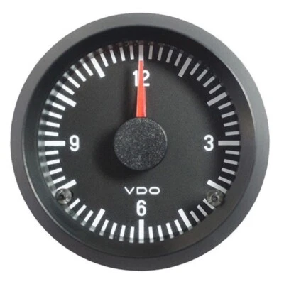 VDO Cockpit International Quartz Clock (52mm Diameter) 12V Gauge - Car / Kit Car - Image 1 of 2