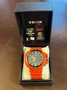 Casio G-Shock GW-A1100R Sky Cockpit GRAVITY-MASTER Orange From Used Japan - Picture 1 of 4