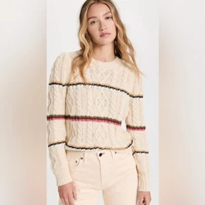 NEU Veronica Beard Bruna cremefarbener Pullover | Größe XS - Bild 1 von 11