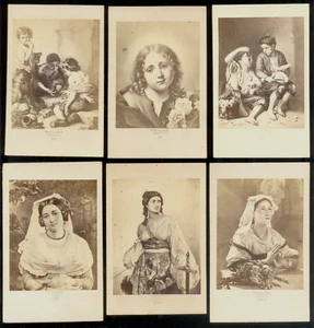 6 CDV Piloty & Loehle / Müenchen Munich Tableaux Maîtres anciens  Vintage c.1865 - Picture 1 of 1