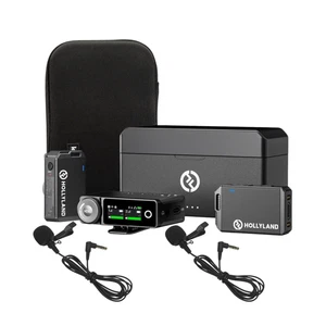 Hollyland LARK MAX Duo 2 Person Wireless Microphone System w Microphones Bundle - Picture 1 of 12