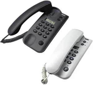 Telefono fisso casa ufficio tavolo parete muro con FILO tasti grandi volume alto - Imagen 1 de 12