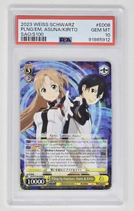 Asuna & Kirito, Piling Up Emotions (E008) PSA 10 (2023) Weiss Schwarz Sword Art - Bild 1 von 2