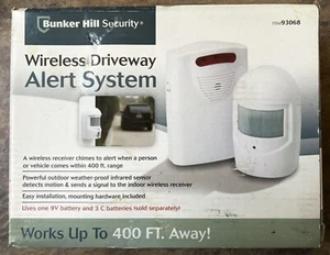Bunker Hill Security Wireless Driveway Alert System Range 400 Ft. Infrared NEW - Picture 1 of 11