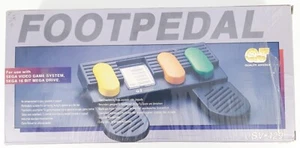 SEGA MEGA DRIVE FOOTPEDAL SV-429 QJ CONTROLLER BOXED RARE - Picture 1 of 3