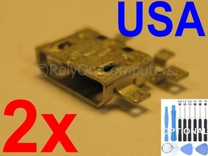 2x Lot of Micro USB Charging Port Charger For Motorola XT907 Droid Razr M 4G USA - Picture 1 of 12