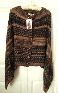 Simply Noelle Knit Cape, New, one size - Picture 1 of 5