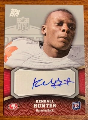 2011 Topps Rising Rookies Rookie Auto #113 Kendall Hunter San Francisco 49ers - Image 1 of 2