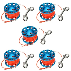5 Sets Signalbojenrolle Tauchen Fingerspule Tauchspulenrolle Mit Karabinerhaken - Bild 1 von 12