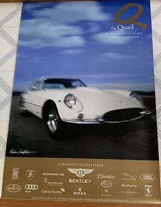 Póster Ferrari 400 Superamerica The Quail Pebble Beach Monterey 2011 24 x 36 - Imagen 1 de 12