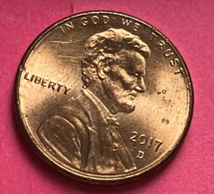 2017 D Lincoln Cent UNC, DDO-Rev On Obv Counter Brockage,Die Crack rev, #MSL-033 - Picture 1 of 14
