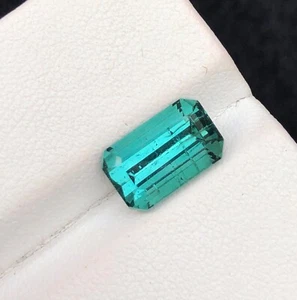 3.16 Cts Natural cut Indicolite Blue Tourmaline, loose Gemstone from Afghanistan - Picture 1 of 6